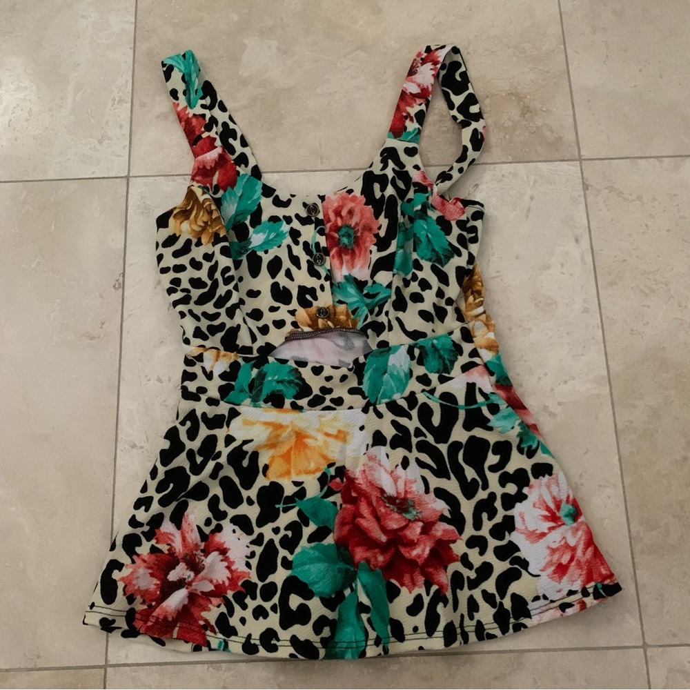 Peplum tank